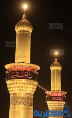  بالصور .. مشهد يهذب النفوس أمام الحسين &quot;ع&quot; في ليلة عاشوراء