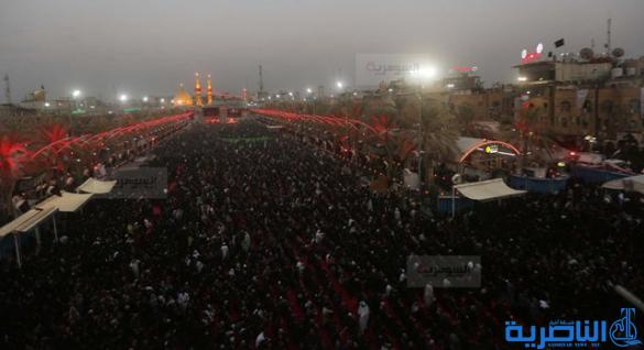  بالصور .. مشهد يهذب النفوس أمام الحسين &quot;ع&quot; في ليلة عاشوراء