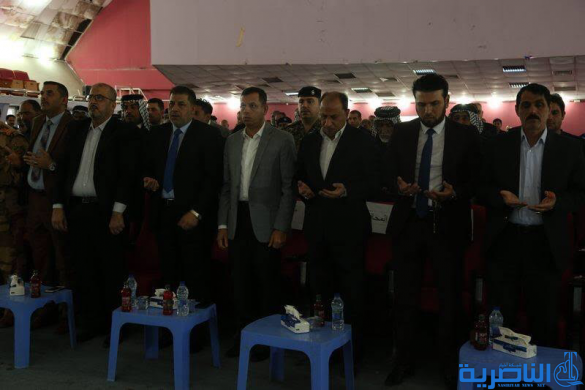  ‎محافظ ذي قار يشارك بالحفل التابيني للمجاهدين ابو جعفر الجابري وعبد الباسط العبادي