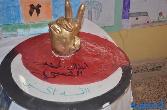  النشاط المدرسي في قلعة سكر يقيم المعرض السنوي للفنون التشكيلية والاعمال اليدوية - تقرير مصور -