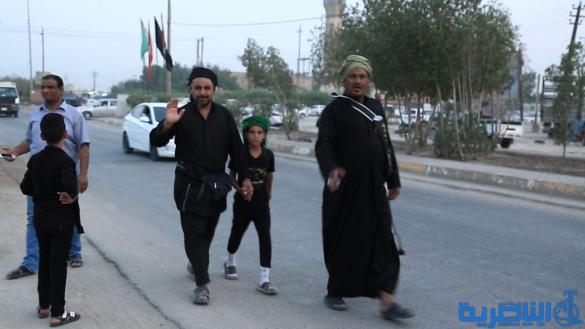 بالصور: وصول طلائع زوار محافظات الجنوبية وزائرين الاجانب الى محافظة ذي قار