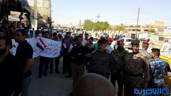 خريجو سوق الشيوخ يتظاهرون للمطالبة بزيادة حصتهم من تعيينات التربية - تقرير مصور -