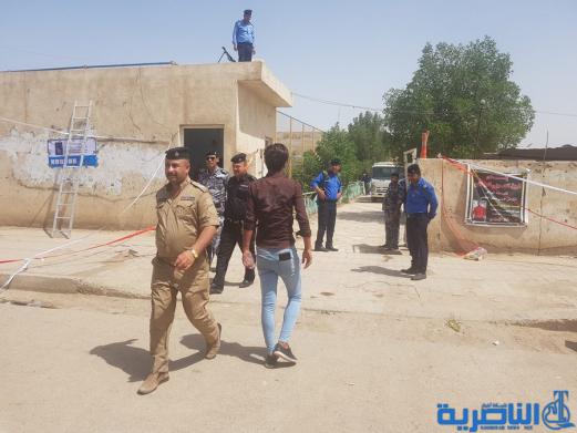 بالصور:القوات الامنية في قضاء الرفاعي تدلي باصواتها 