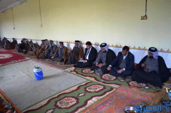 النائب شاكر الدراجي يزور قرية الفرهه التابعه الى ناحية سيد دخيل
