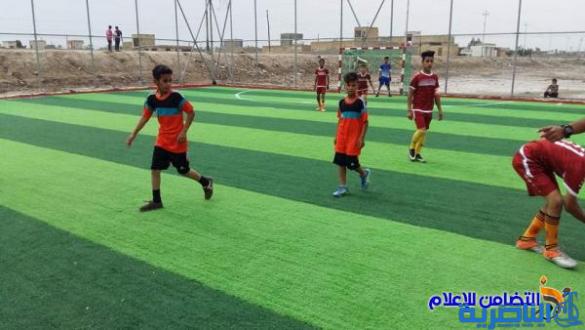 انطلاق البطولة الكروية لمدارس ومبرات التضامن للأيتام في ذي قار‎