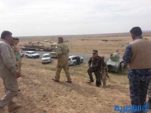 بالصور :الجيش والحشد الشعبي من اهالي ذي قار يطهرون جبال حمرين قي محافظة صلاح الدين