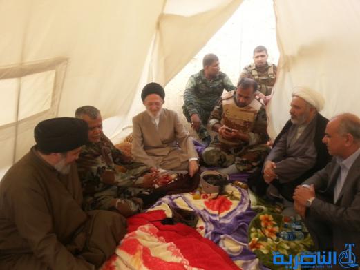 بالصور :الجيش والحشد الشعبي من اهالي ذي قار يطهرون جبال حمرين قي محافظة صلاح الدين