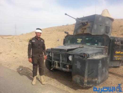 بالصور :الجيش والحشد الشعبي من اهالي ذي قار يطهرون جبال حمرين قي محافظة صلاح الدين