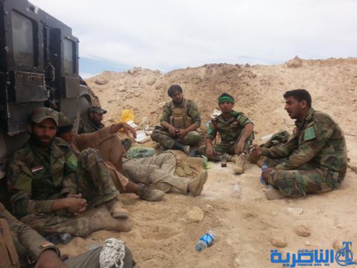 بالصور :الجيش والحشد الشعبي من اهالي ذي قار يطهرون جبال حمرين قي محافظة صلاح الدين