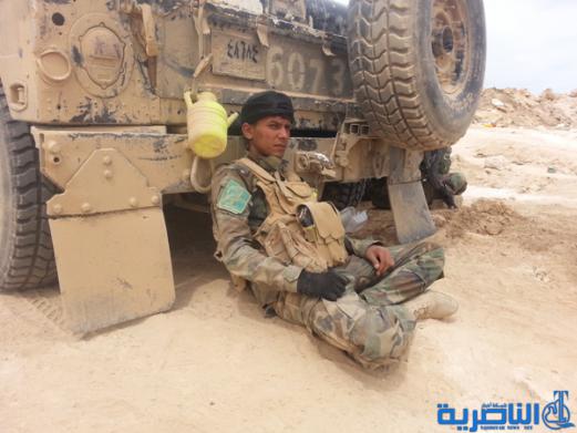 بالصور :الجيش والحشد الشعبي من اهالي ذي قار يطهرون جبال حمرين قي محافظة صلاح الدين