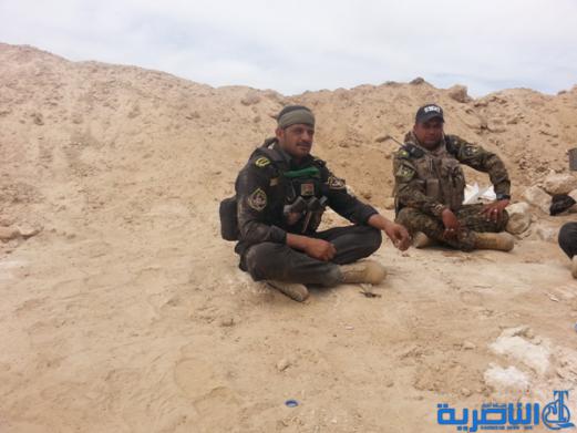 بالصور :الجيش والحشد الشعبي من اهالي ذي قار يطهرون جبال حمرين قي محافظة صلاح الدين