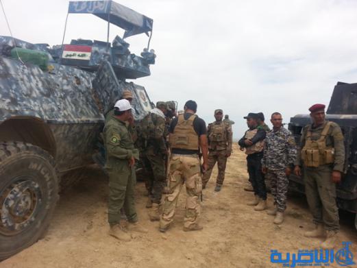 بالصور :الجيش والحشد الشعبي من اهالي ذي قار يطهرون جبال حمرين قي محافظة صلاح الدين