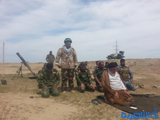 بالصور :الجيش والحشد الشعبي من اهالي ذي قار يطهرون جبال حمرين قي محافظة صلاح الدين