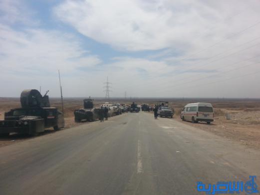 بالصور :الجيش والحشد الشعبي من اهالي ذي قار يطهرون جبال حمرين قي محافظة صلاح الدين