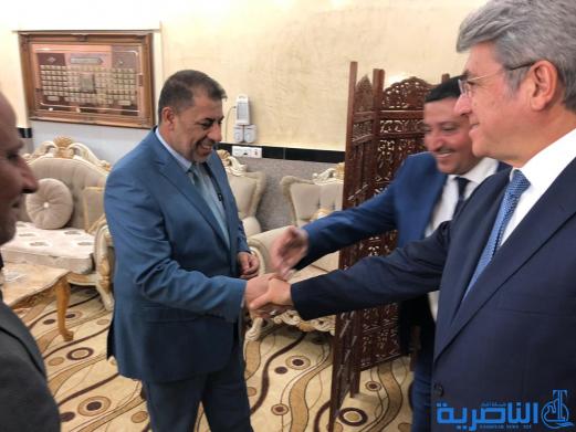 السفير الفرنسي :مهتمون بالناصرية ونسعى للتعاون في مجالات الاعمار والاثار والجامعات