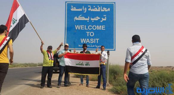 بالصور : تحت شعار ( كي لا نهاجر ) ، مسيرة شبابية راجلة من ذي قار الى المنطقة الخضراء ببغداد