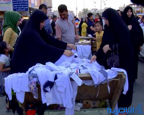 بالصور : في الناصرية ، العيد مرهق بعض الشيء