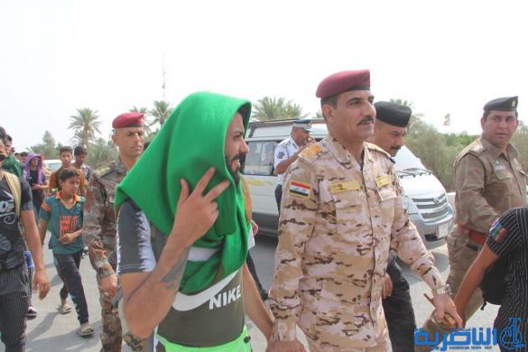 بعدسة شبكة اخبار الناصرية:صور جوية لجموع الزوار على درب الحسين