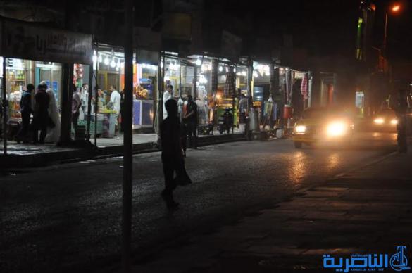 بالصور : ليالي سوق الشيوخ وشوارعها المضيئات