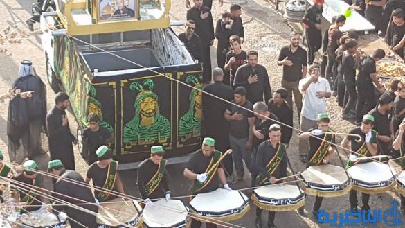 بالصور:الرفاعي تحيي ذكرى عاشوراء بمسيرة للمواكب الحسينية 