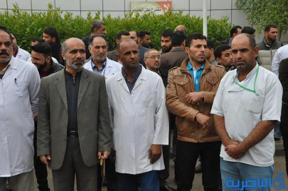  الاعتداء بالضرب على موظف في مستشفى سوق الشيوخ ، والكوادر تحتج