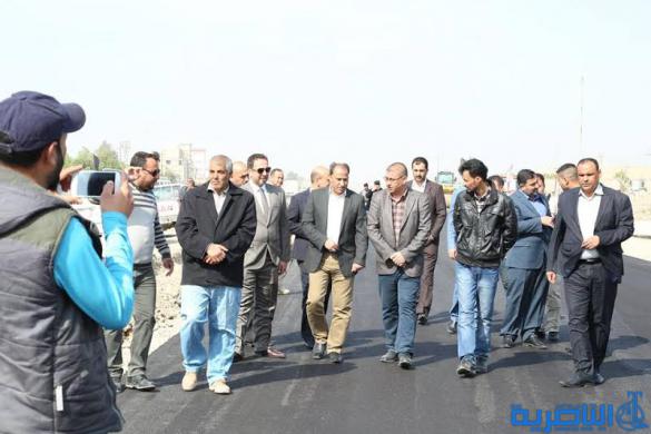  محافظ ذي قار يؤكد انجاز اكثر من 50 بالمئة من اعمال تبليط الممر الثاني من طريق سوق الشيوخ