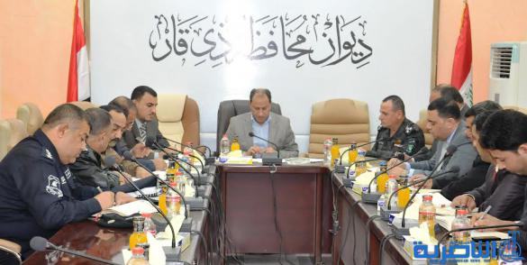 ذي قار تقرر نصب منظومة كاميرات مراقبة في مرائب وقوف السيارات وكراجات النقل ضمن تحديثاتها للخطة الامنية