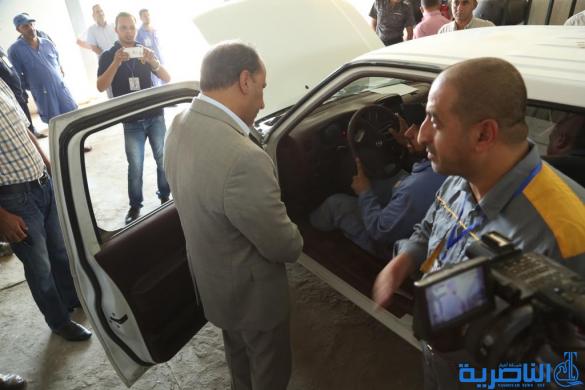 محافظ ذي قار يفتتح ورشة لتحويل السيارات الحكومية للعمل بالغاز