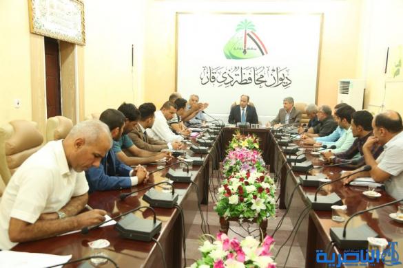  محافظ ذي قار يلتقي وفدا من اهالي قضاء الاصلاح ، ويبحث معهم اليات تحسين الخدمات الاساسية