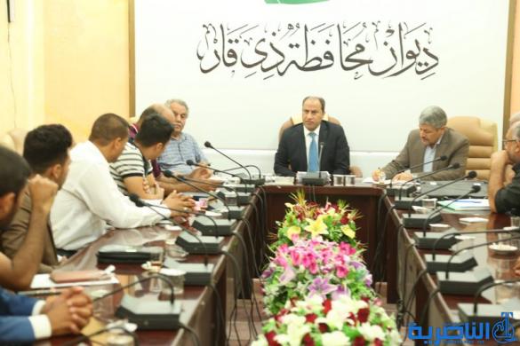  محافظ ذي قار يلتقي وفدا من اهالي قضاء الاصلاح ، ويبحث معهم اليات تحسين الخدمات الاساسية