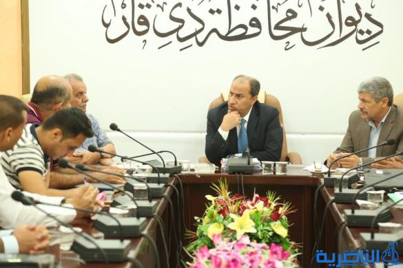  محافظ ذي قار يلتقي وفدا من اهالي قضاء الاصلاح ، ويبحث معهم اليات تحسين الخدمات الاساسية