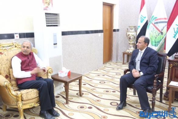 محافظ ذي قار يستقبل منظمة يونامي ويبحث معها دعم ملفات الأهوار والاستثمار وتوفير فرص عمل للشباب