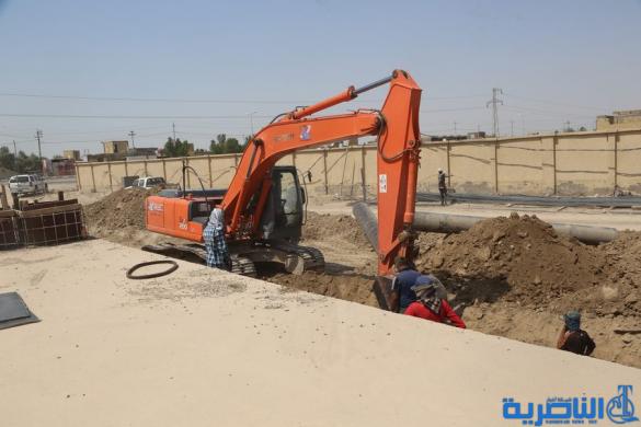 بالصور:مراحل استئناف تقدم العمل بمشروع ماء الاصلاح الكبير