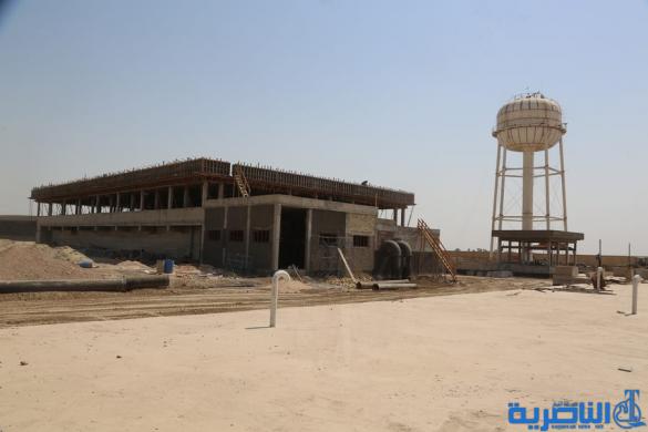 بالصور:مراحل استئناف تقدم العمل بمشروع ماء الاصلاح الكبير