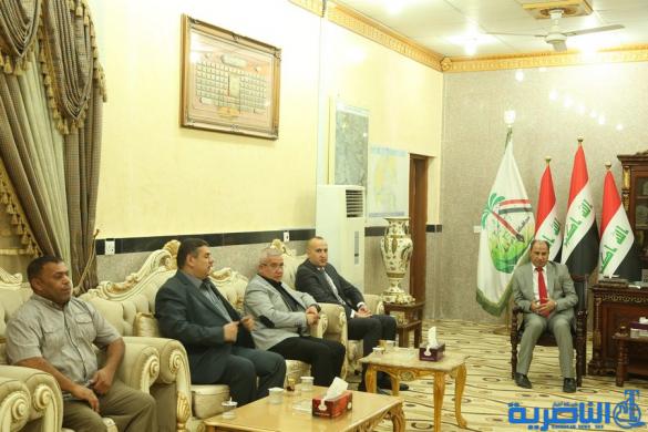 بالصور:محافظ ذي قار يستقبل المهنئين بمناسبة عيد الاضحى المبارك