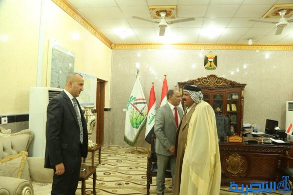 بالصور:محافظ ذي قار يستقبل المهنئين بمناسبة عيد الاضحى المبارك