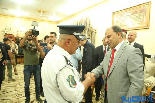 بالصور:محافظ ذي قار يستقبل المهنئين بمناسبة عيد الاضحى المبارك
