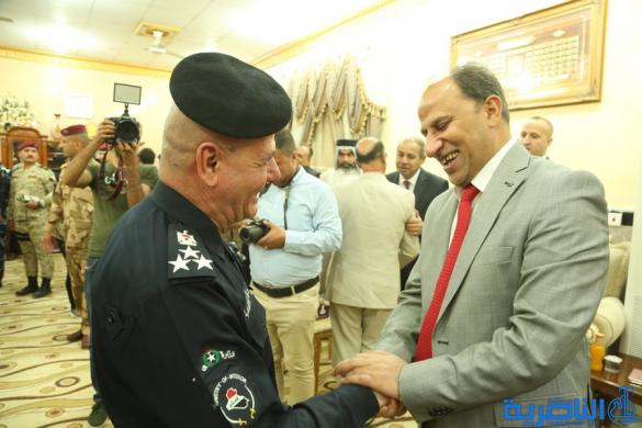 بالصور:محافظ ذي قار يستقبل المهنئين بمناسبة عيد الاضحى المبارك