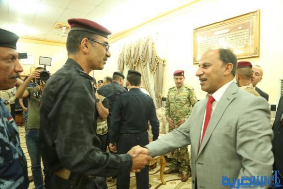 بالصور:محافظ ذي قار يستقبل المهنئين بمناسبة عيد الاضحى المبارك