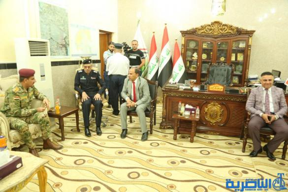 بالصور:محافظ ذي قار يستقبل المهنئين بمناسبة عيد الاضحى المبارك