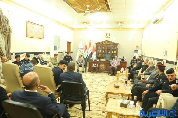 بالصور:محافظ ذي قار يستقبل المهنئين بمناسبة عيد الاضحى المبارك