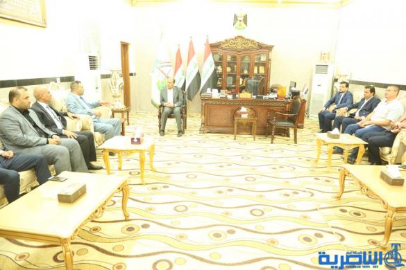محافظ ذي قار يبحث مع وفد نيابي من &quot;سائرون&quot; الملف الخدمي في المحافظة