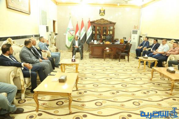 محافظ ذي قار يبحث مع وفد نيابي من &quot;سائرون&quot; الملف الخدمي في المحافظة