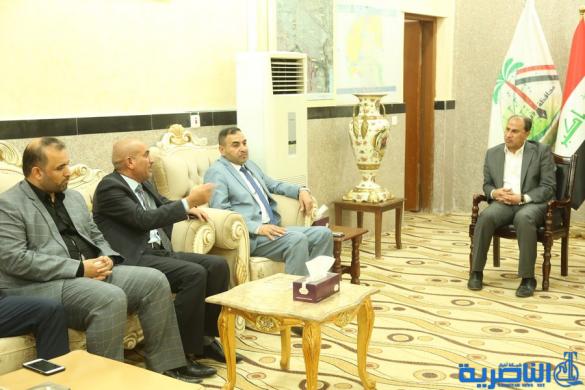 محافظ ذي قار يبحث مع وفد نيابي من &quot;سائرون&quot; الملف الخدمي في المحافظة