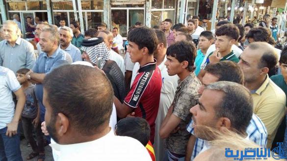  ذوو ضحايا الاطلاقات النارية ينظمون وقفة احتجاجية في الشطرة - تقرير مصور -