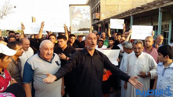  ذوو ضحايا الاطلاقات النارية ينظمون وقفة احتجاجية في الشطرة - تقرير مصور -