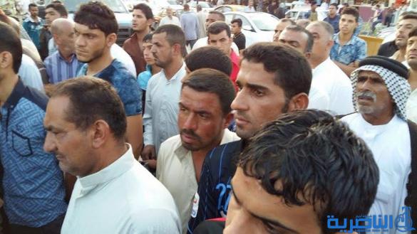  ذوو ضحايا الاطلاقات النارية ينظمون وقفة احتجاجية في الشطرة - تقرير مصور -