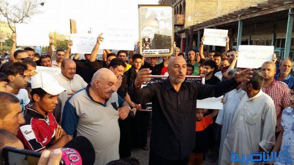  ذوو ضحايا الاطلاقات النارية ينظمون وقفة احتجاجية في الشطرة - تقرير مصور -