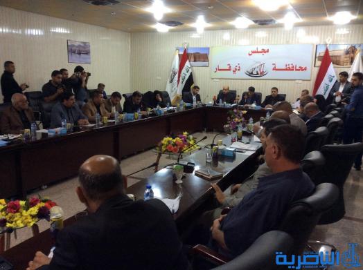  مجلس ذي قار يعقد اجتماعه الدوري لبحث استعدادات المحافظة للزيارة الاربعينية