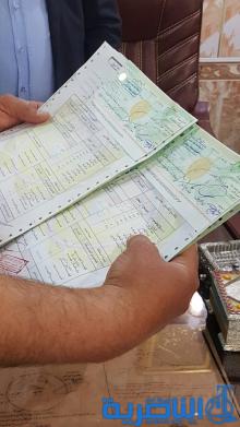 متقدمة على محافظات العراق ، ذي قار تباشر بتسليم مسوقي الحنطة صكوكهم المالية